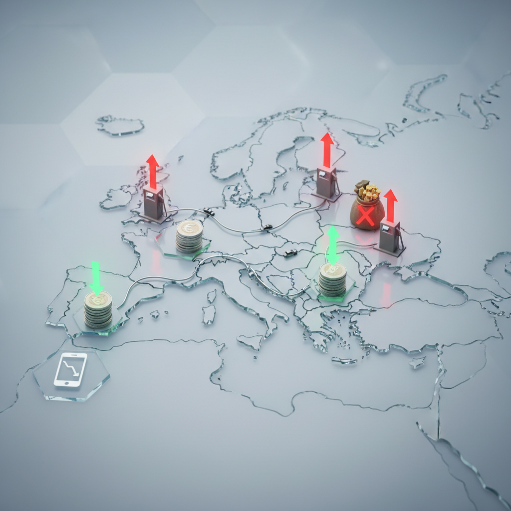 Kütusehinnad Euroopas: kus on praegu kõige odavam tankida?