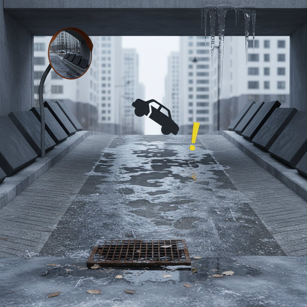 Ohtlik autoramp tekitab elanikele peavalu ja ohuolukordi