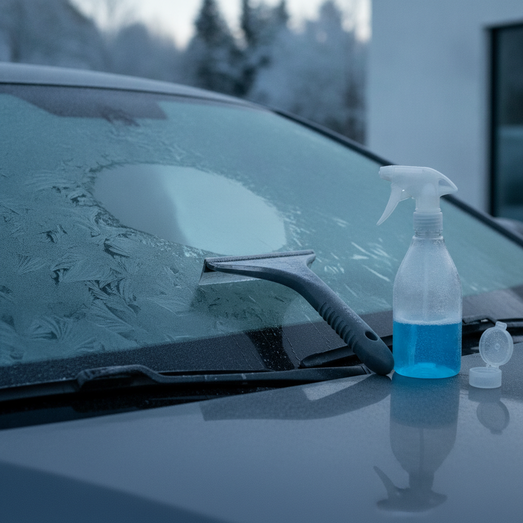 Auto esiklaasi puhastamine jääst: 5 tõhusat ja kiiret nippi
